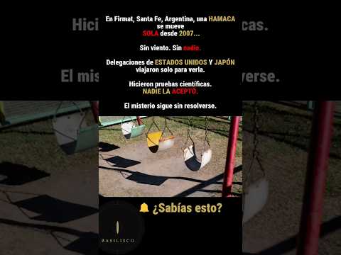 La hamaca que se mueve sola 👁️ #shorts #misterio #argentina