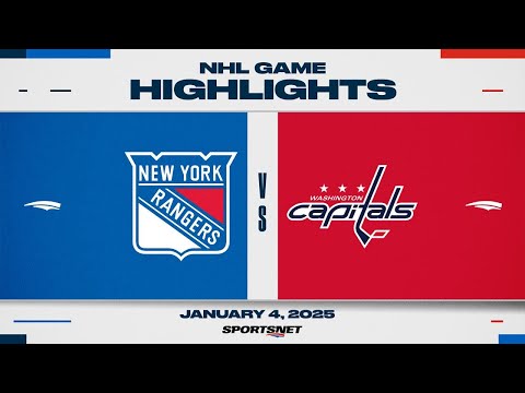 NHL Highlights | Rangers vs. Capitals - January 4, 2025