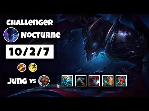 Nocturne Jungle S11 11.6 Challenger Replay (10/2/7) - KOREAN