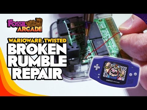 Repairing WarioWare: Twisted's Broken Rumble - Fossil Arcade