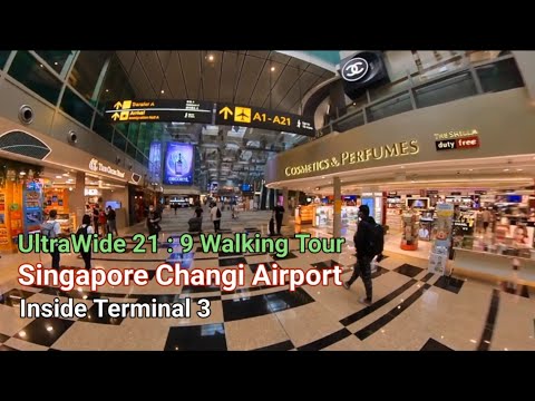Virtual Tour Airport Singapore Changi Airport Tour Terminal 3 Transit Walk Around