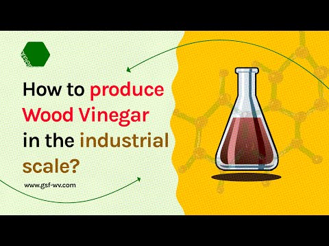How to produce Wood Vinegar in the industrial scale?