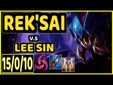 SELFMADE (REK'SAI) vs LEE SIN - 15/0/10 KDA JUNGLE CHALLENGER GAMEPLAY - EUW