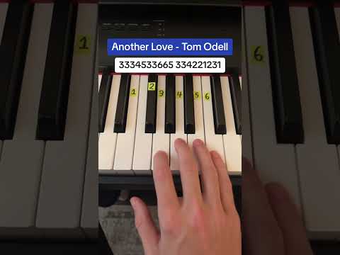 Another Love - Tom Odell Easy Piano Tutorial