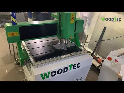 WoodTec MH 6090 1,5 ECO - фрезерно-гравировальный станок с чпу woo8488, видео 9