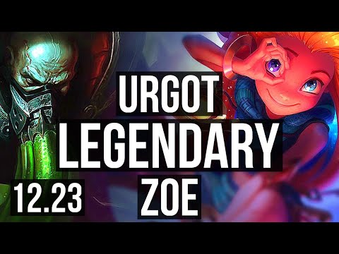 URGOT vs ZOE (MID) | Legendary, 1200+ games | EUW Diamond | 12.23