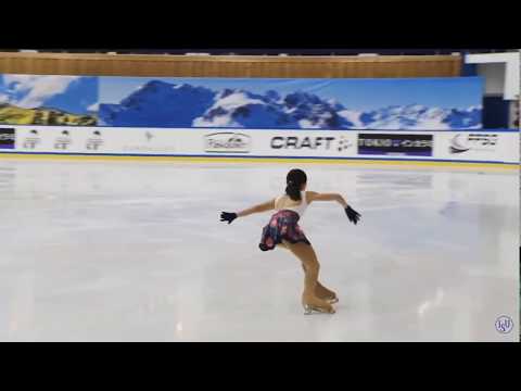 Sophie Sprung (FRA). Junior Grand Prix Courchevel 2019.