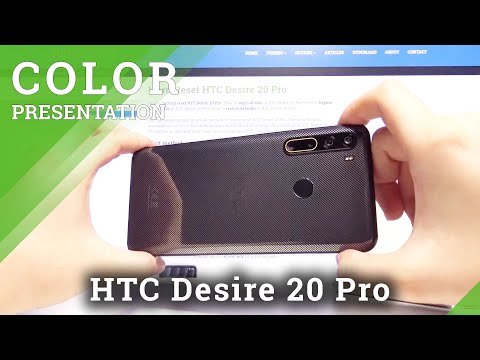 HTC Desire 20 Pro Smokey Black Color Presentation