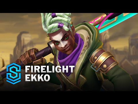 Firelight Ekko Wild Rift Skin Spotlight