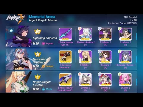 Honkai Impact 3rd - SSS LE, SS HoS, S1 BKE(31,840)(Exalted)(MA)(Rita)