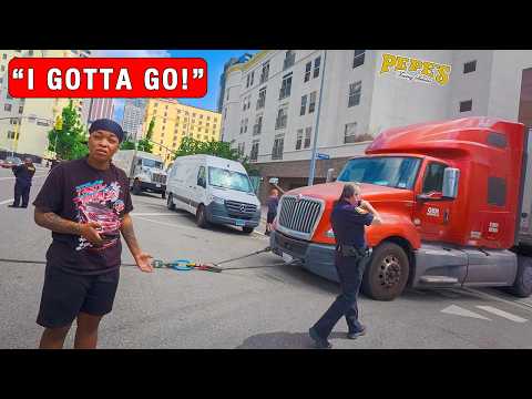 Impatient Driver Gets Stuck at the Federal Reserve Building