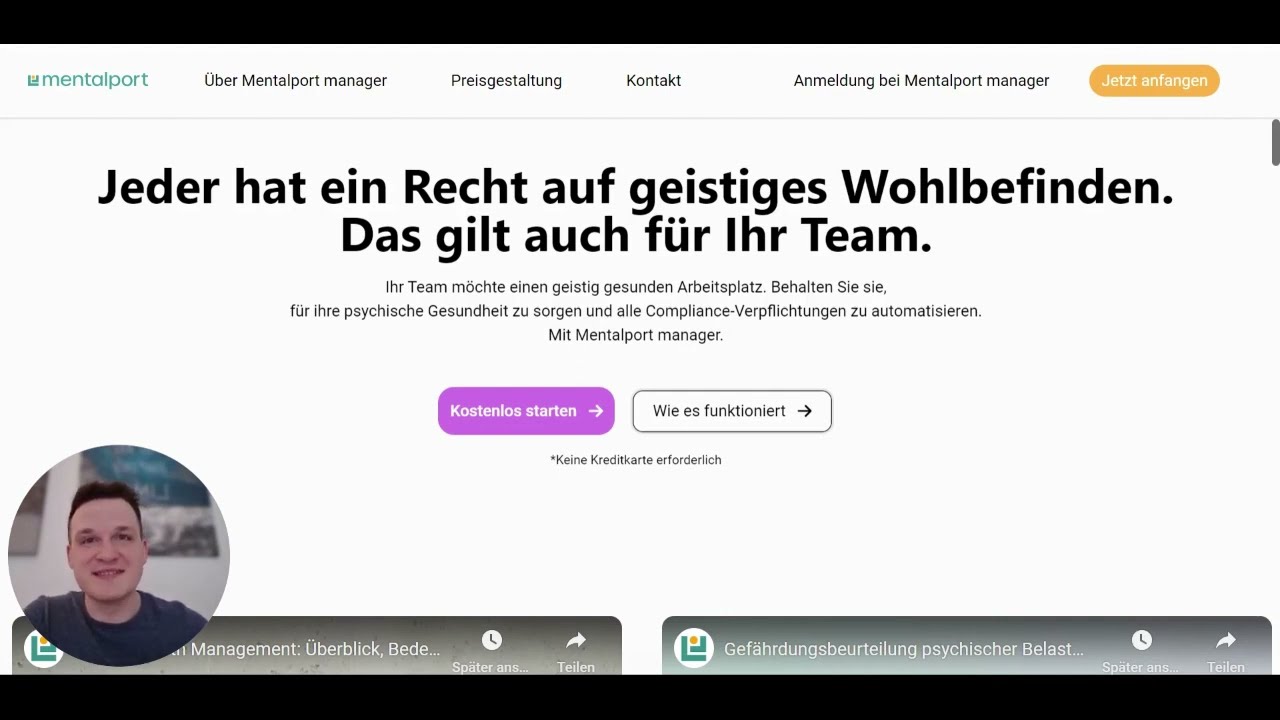 mentalport: Überblick über unsere Mental Health Management App