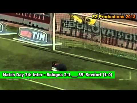Serie A 2000-2001, day 34 Inter - Bologna 2-1 (Seedorf goal)