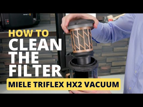 So entfernen und reinigen Sie den Filter Ihres Miele TriFlex HX2 Staubsaugers