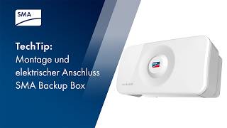 TechTip: Montage und elektrischer Anschluss SMA Backup Box
