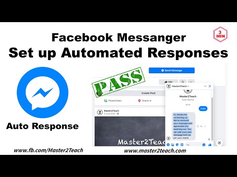 , title : 'Set up automated responses in facebook messenger - Auto Response'