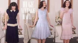 HUGE Toronto Vintage Clothing Show Haul | Carolina Pinglo