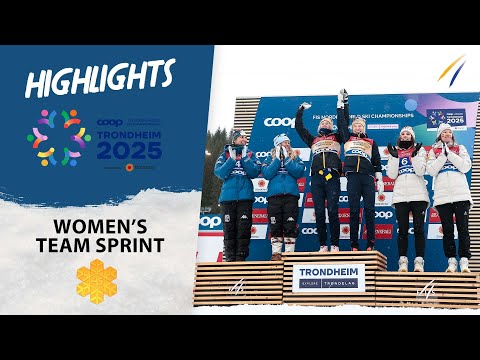 Sweden successfully defend gold in Women's Team Sprint | Trondheim 2025