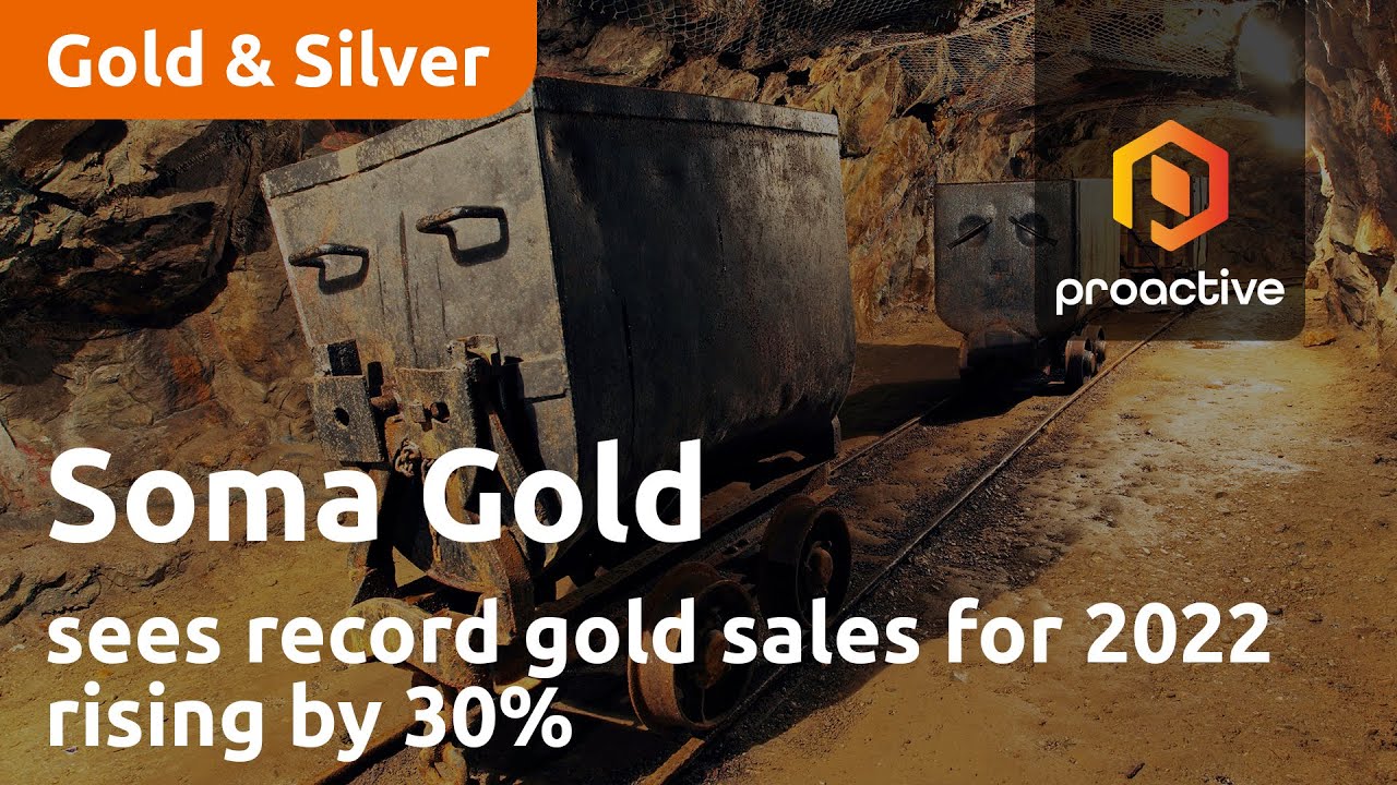 Soma Gold sees record gold sales for 2022 rising by 30%