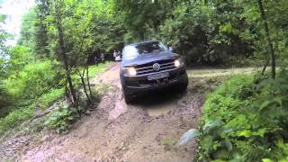 preview picture of video 'Offroad on VW Amarok in Russia'