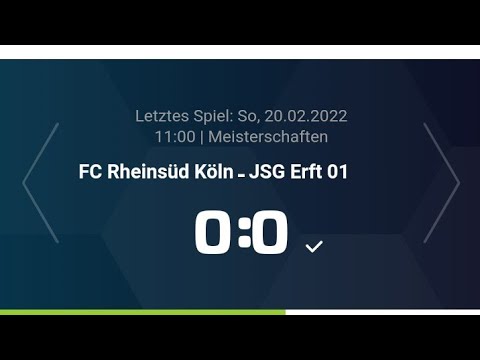 JSG Erft 01 U19 x FC Rheinsüd Köln