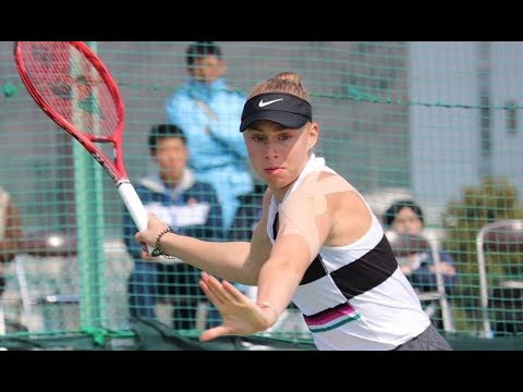🇺🇦 ЛОПАТЕЦКАЯ обыграла 1-ю сеяную Кумхум на турнире ITF_Kofu 🎾 #Lopatetska