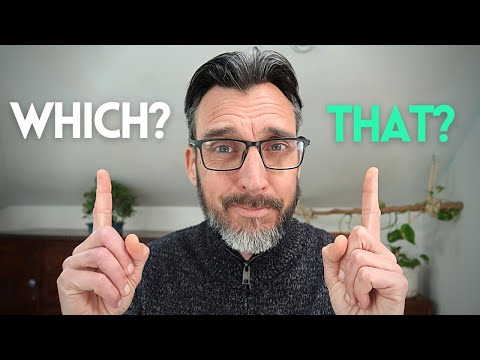 WHICH or THAT? A quick and simple guide. Relative clauses explained. English grammar lesson
