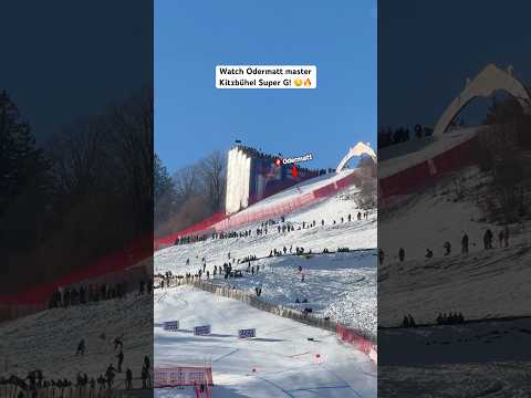 Odermatt puts on a Swiss show in Kitzbühel! 🇨🇭😤 #fisalpine #ski #wintersport #skiing