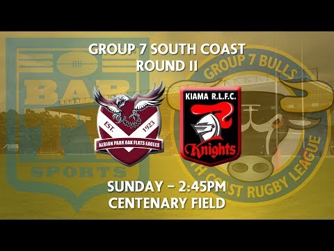 2018 Group 7 RL 1st Grade Round 11 - Albion Park v Kiama Knights