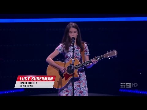 Lucy Sugerman - Space Oddity | The Voice Australia 6 (2017) | Blind Auditions