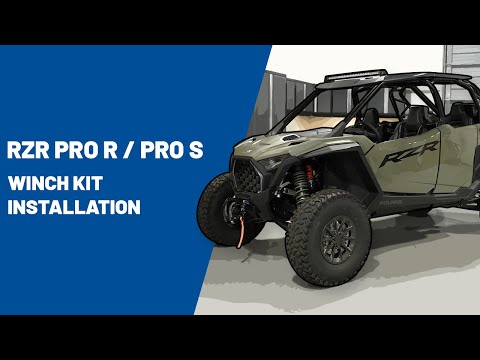 2025+ RZR Pro R / Pro S | Winch Kit Installation | Polaris Off Road Vehicles