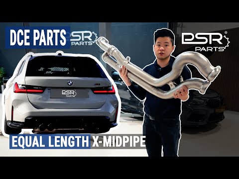 BMW G8X M3 M4 DCE Parts Equal Length X-Midpipe Hybrid Install & Acceleration & Revs OPF Delete Sound