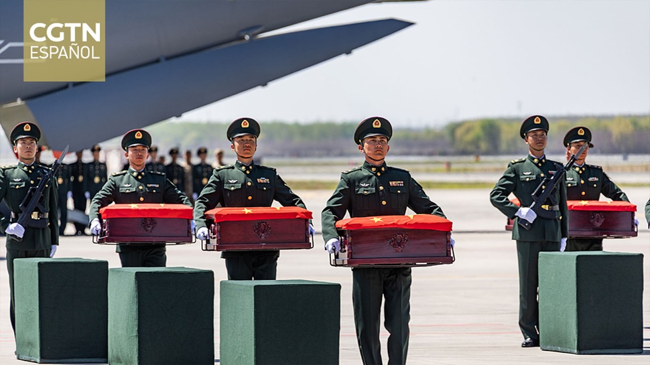 Llegan a Shenyang restos mortales de la 13ª entrega de mártires de los Voluntarios del Pueblo Chino