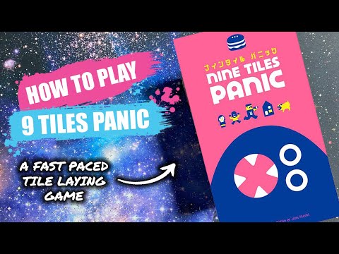How to Play 9 Tiles Panic | Board Games Rules & Instructions