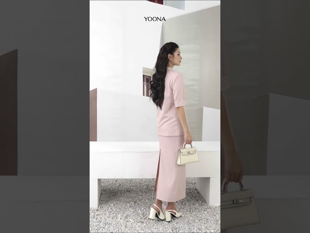 NH13B660- Bộ twill silk kẻ