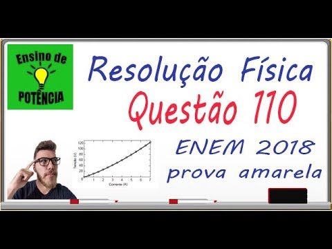 Enem Physics Resolution - Question 110 - Yellow Test - Ohm's Law