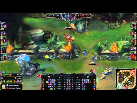 SKT T1 Faker Nidalee vs Elise, Rengar vs Wukong Jungle Ranked Challenger Korea 001