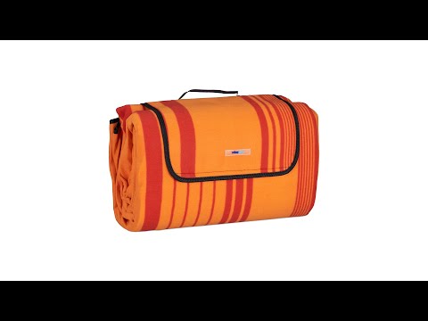 XXL Picknickdecke 200x300 cm orange/rot Orange - Rot - Metall - Kunststoff - Textil - 200 x 1 x 300 cm