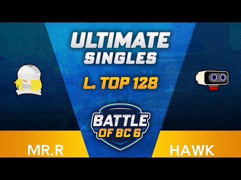 Mr.R (Sheik) vs Hawk (ROB) - Ultimate Singles Losers Top 128 - Battle of BC 6