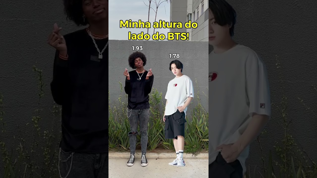 Watch Now Altura do BTS comparada comigo! Altura do BTS comparada comigo!