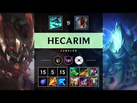 Hecarim Jungle vs Fiddlesticks - KR Master Patch 25.19