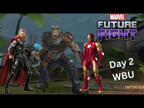 6* Mega Rank Up Ticket and World Boss normal clears || MARVEL Future Fight Gameplay #2
