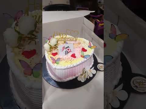 #cake #anniversary #howtomakecakecreamathome #birthdaycelebration