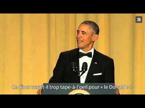 Obama se moque de Trump au dîner des correspondants de la Maison Blanche