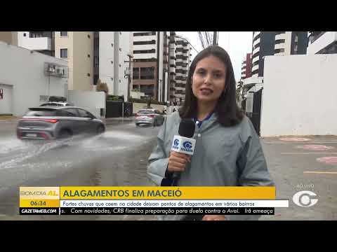 Fortes chuvas que caem em Maceió deixam pontos de alagamentos em vários bairros - 01/04/2026