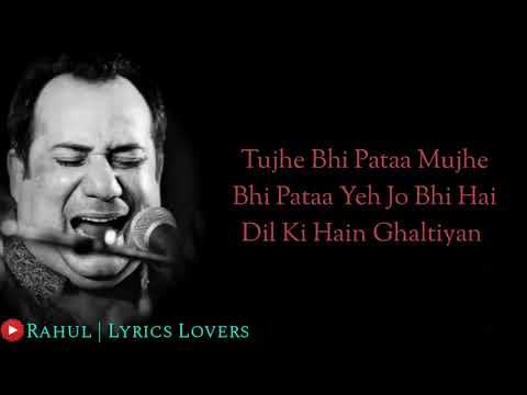 Rahat fateh ali khan yahdan tayriyan💔🥀💔# song lyrics