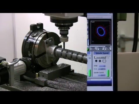 Engine crankshaft machined on Golmatic CNC mill