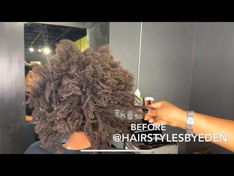 BEAUTIFUL NATURAL HAIR/ BEFORE AND AFTER | BLACK...