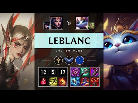 LeBlanc Support vs Yuumi - EUW Diamond Patch 25.04