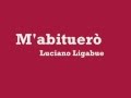 LIGABUE-M'ABITUERO' -TESTO 